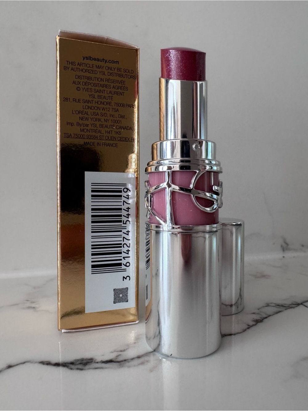 Yves Saint Laurent Loveshine High-Shine Caring Lipstick - #215 plum levitation - Picture 2 of 2